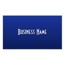 Tarjeta de visita azul profunda profesional