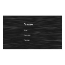 Tarjeta de visita biselada blanco y negro de "K"