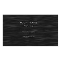 Tarjeta de visita biselada blanco y negro de "V"