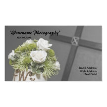 Tarjeta de visita, casando fotografía