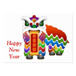 Tarjeta de visita china del Año Nuevo