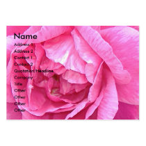 Tarjeta de visita color de rosa rosada tarjetas de negocio