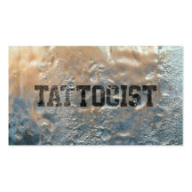 Tarjeta de visita congelada fresca del arte del ta