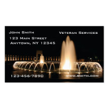 Tarjeta de visita conmemorativa de la Segunda Guer