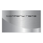 Tarjeta de visita corporativa de plata elegante