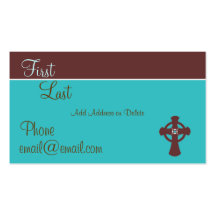 Tarjeta de visita cristiana