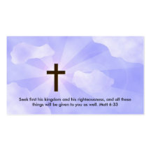 Tarjeta de visita cristiana