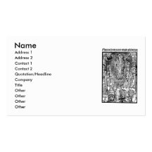 Tarjeta de visita cristiana de los símbolos