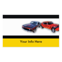 Tarjeta de visita de 2 coches