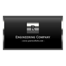 Tarjeta de visita de acero de la ingeniería del mo