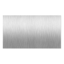 tarjeta de visita de aluminio cepillada brillante