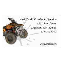 Tarjeta de visita de ATV