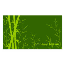 Tarjeta de visita de bambú del fondo tarjetas de negocio