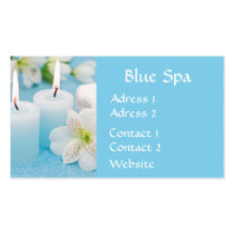 Tarjeta de visita de BlueSpa