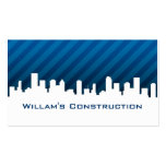 Tarjeta de visita de construcción