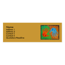 Tarjeta de visita de cuatro estaciones