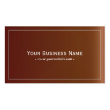 Tarjeta de visita de cuero llana simple de la text