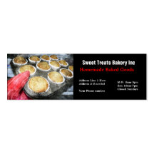 Tarjeta de visita de Cupcake Bakery Company