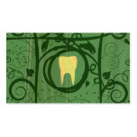 Tarjeta de visita de Denal - remolinos del verde