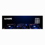 Tarjeta de visita de DJ tarjetas de negocio