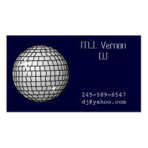 Tarjeta de visita de DJ