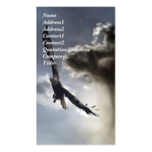 Tarjeta de visita de Eagle calvo