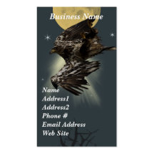 Tarjeta de visita de Eagle calvo