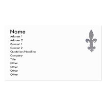 Tarjeta de visita de Fleur di lis…