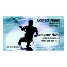 Tarjeta de visita de Kiteboarding