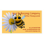 Tarjeta de visita de la abeja del apicultor