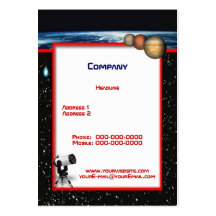 Tarjeta de visita de la astronomía