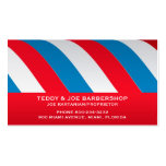 Tarjeta de visita de la barbería tarjetas de negocio
