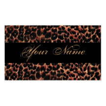 Tarjeta de visita de la elegancia del estampado le