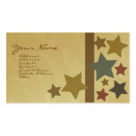 Tarjeta de visita de la estrella