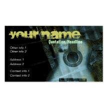 Tarjeta de visita de la fantasía del arte de la GU