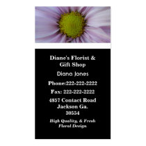 Tarjeta de visita de la flor tarjetas de negocio