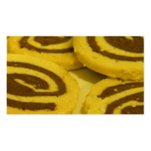 Tarjeta de visita de la galleta