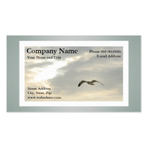 Tarjeta de visita de la gaviota