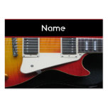 Tarjeta de visita de la guitarra