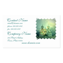 Tarjeta de visita de la iglesia cristiana