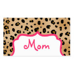 Tarjeta de visita de la mamá de la moda del estamp
