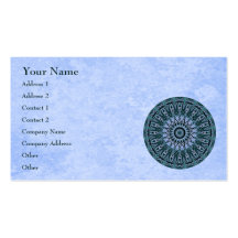 Tarjeta de visita de la mandala de Permascope