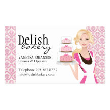 Tarjeta de visita de la panadería