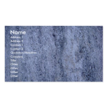 Tarjeta de visita de la piedra de piedra pómez del