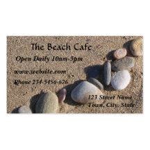 Tarjeta de visita de la playa