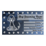 Tarjeta de visita de la preparación del perro [azu