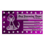 Tarjeta de visita de la preparación del perro [ros