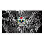 Tarjeta de visita de la sala del tatuaje del cráne