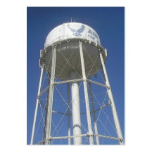 tarjeta de visita de la torre de agua