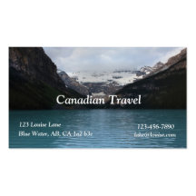 Tarjeta de visita de Lake Louise